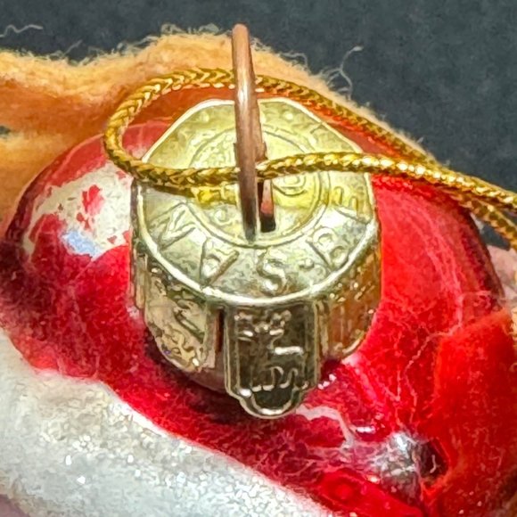 Vintage Best Of Santa Moose Glass Ornament - Picture 3 of 12